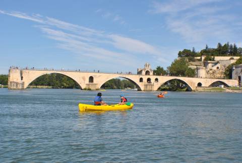Le Rhône et Avignon : Découverte en canoë 